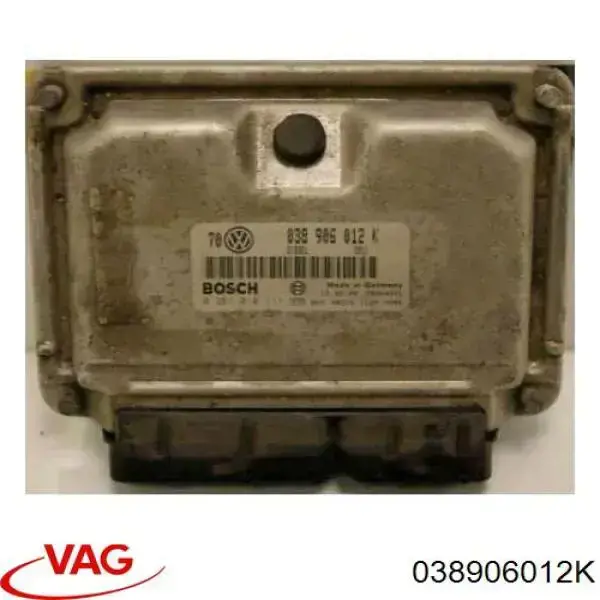 038906012K VAG Módulo de direção (Centralina eletrônica) de motor