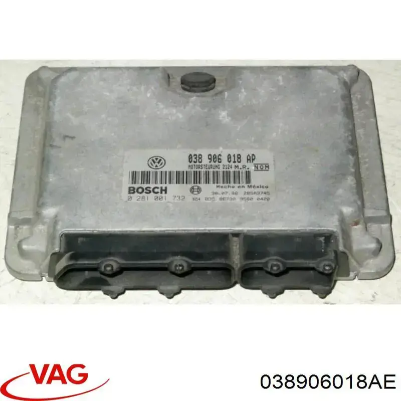 Módulo de direção (Centralina eletrônica) de motor VAG 038906018AE preço, a partir de 120,88 USD