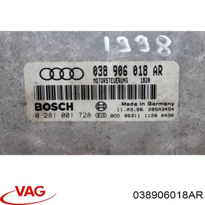 Compre 038906018AR VAG Módulo de direção (Centralina eletrônica) de motor