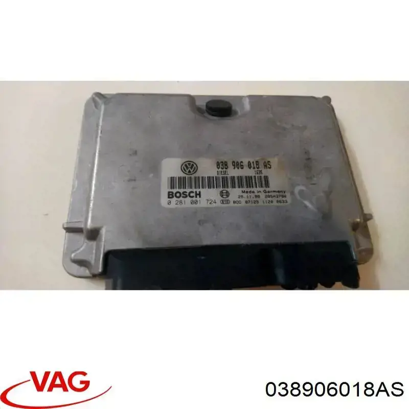038906018AS VAG Módulo de direção (Centralina eletrônica) de motor