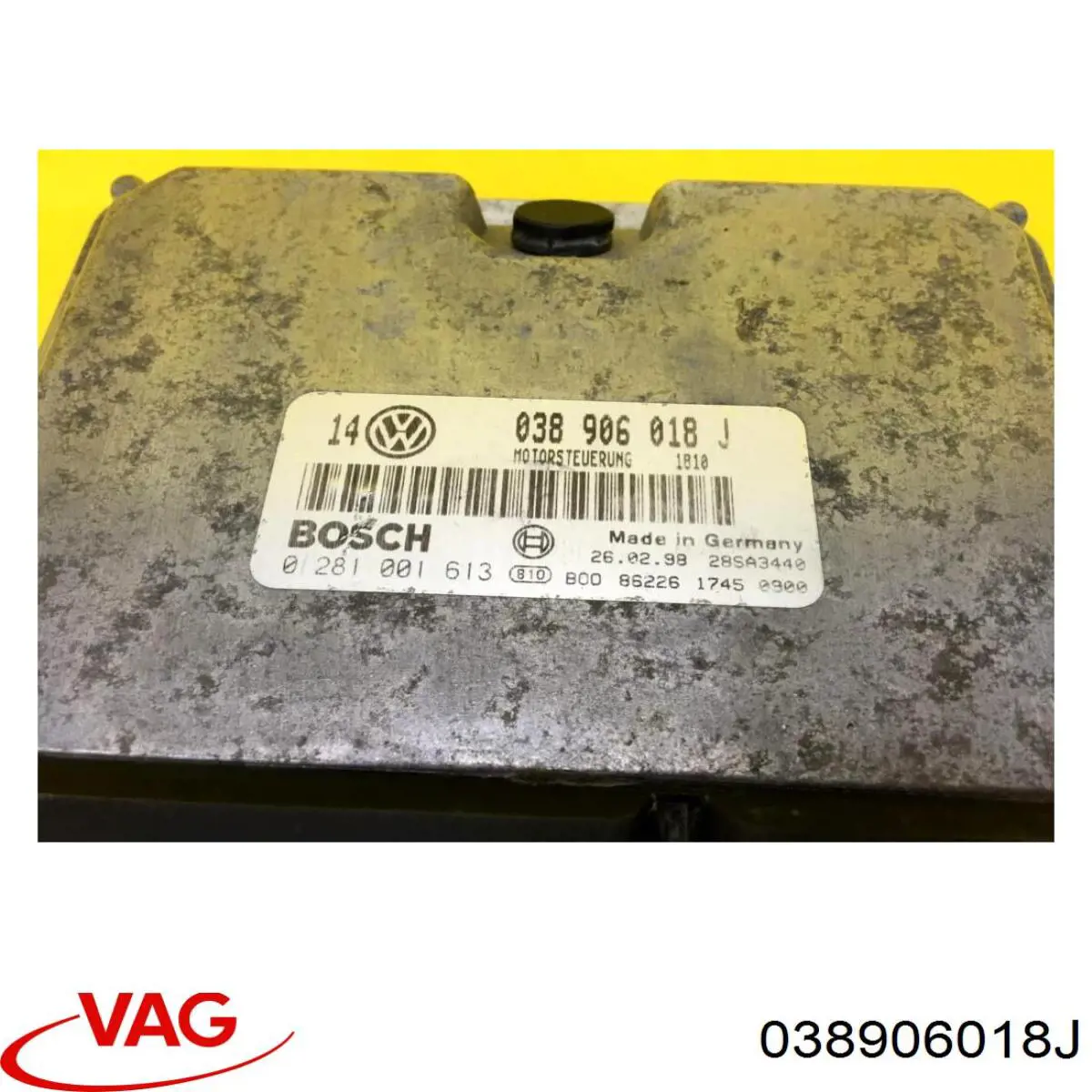 038906018J VAG Módulo de direção (Centralina eletrônica) de motor