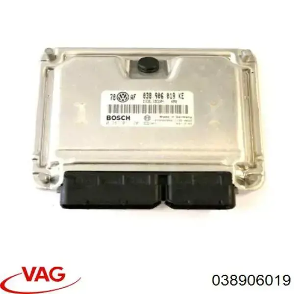 Módulo de direção (Centralina eletrônica) de motor 038906019 VAG