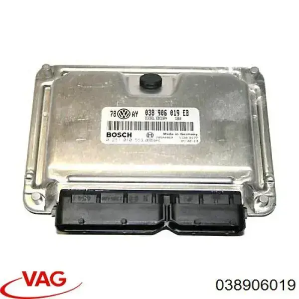 Módulo de direção (Centralina eletrônica) de motor 038906019 VAG