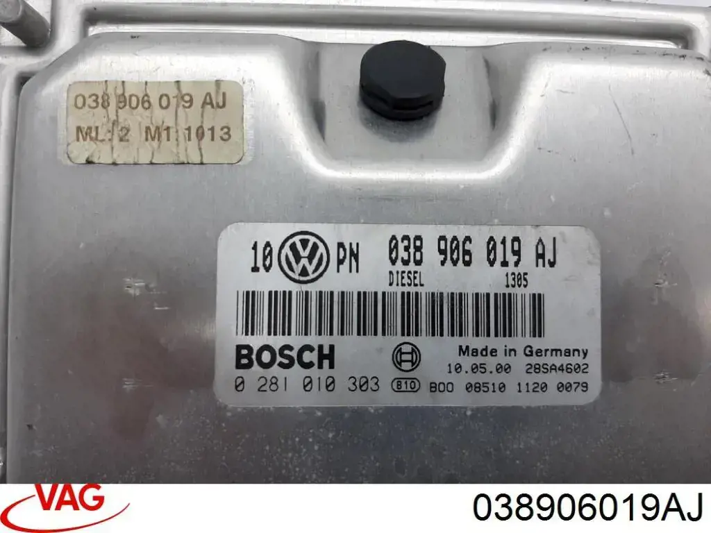 Módulo de direção (Centralina eletrônica) de motor VAG 038906019AJ preço, a partir de 2206,91 USD
