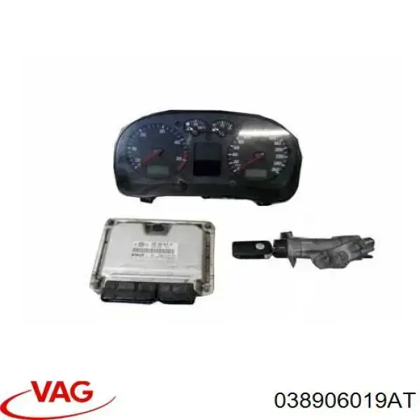 Compre 038906019AT VAG Módulo de direção (Centralina eletrônica) de motor