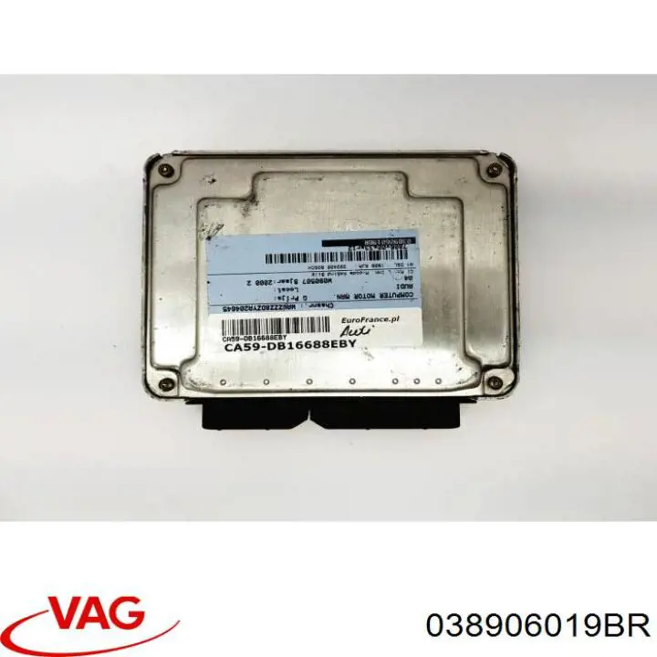 Módulo de direção (Centralina eletrônica) de motor VAG 038906019BR preço, a partir de 40,86 USD