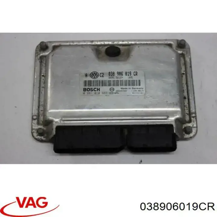 038906019CR VAG Módulo de direção (Centralina eletrônica) de motor