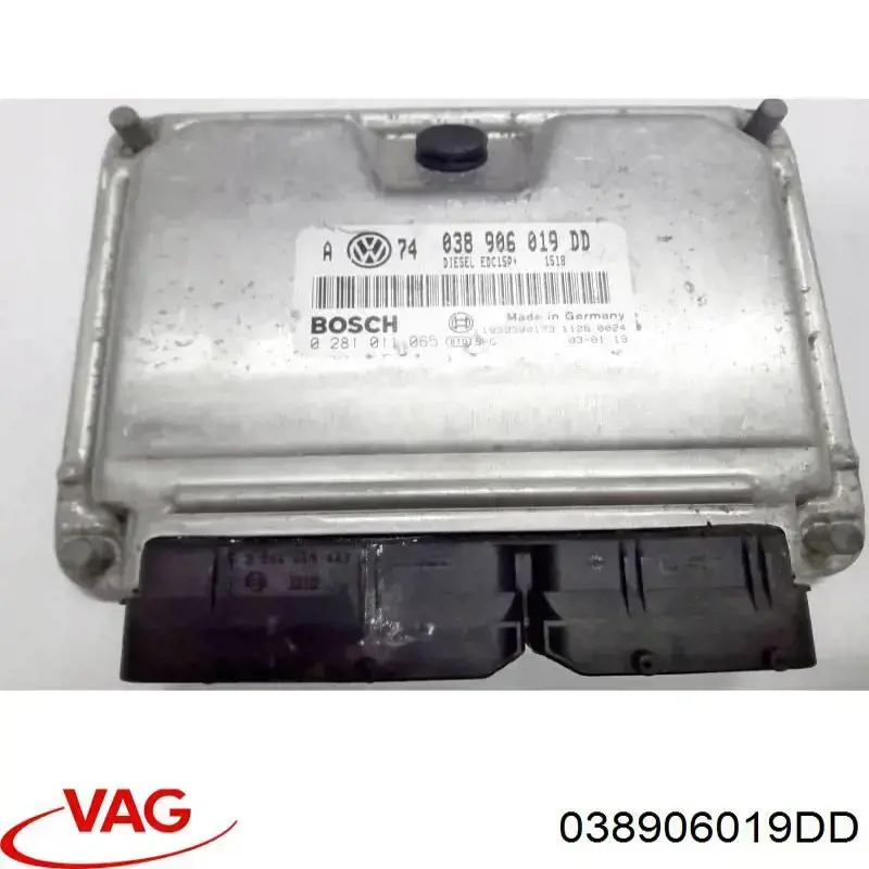 038906019DD VAG Módulo de direção (Centralina eletrônica) de motor