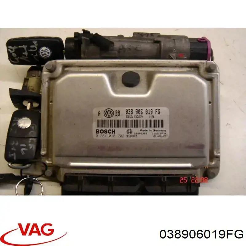 038906019FG VAG Módulo de direção (Centralina eletrônica) de motor