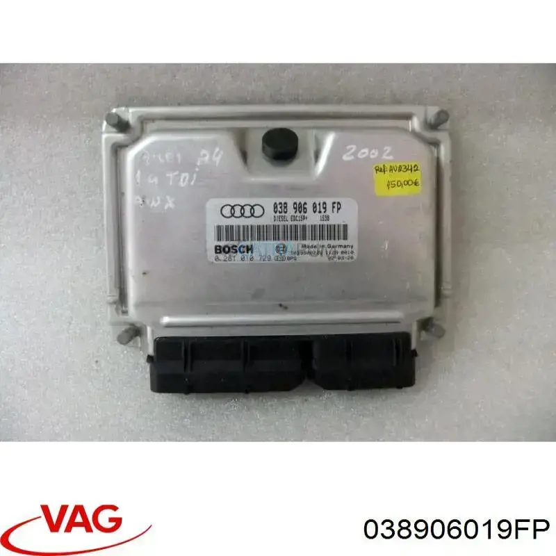 038906019FP VAG Módulo de direção (Centralina eletrônica) de motor