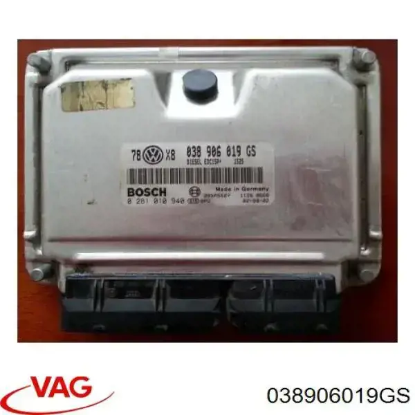 038906019GS VAG Módulo de direção (Centralina eletrônica) de motor