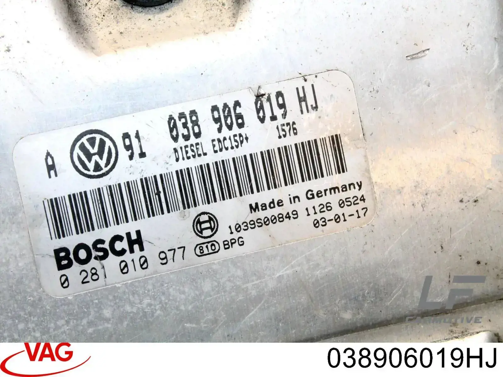 Módulo de direção (Centralina eletrônica) de motor VAG 038906019HJ preço, a partir de 125,60 USD