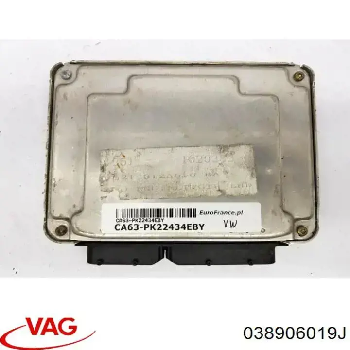 038906019J VAG Módulo de direção (Centralina eletrônica) de motor