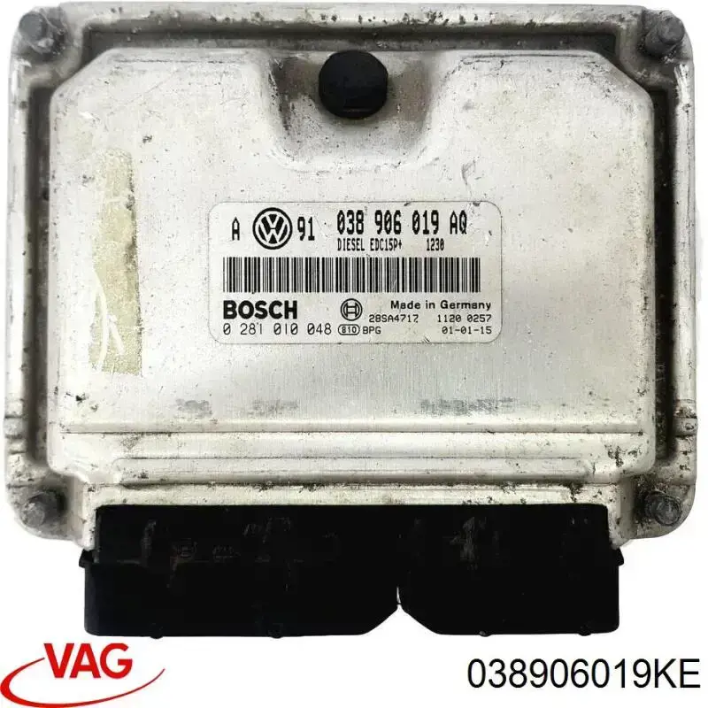 Módulo de direção (Centralina eletrônica) de motor VAG 038906019KE preço, a partir de 66,14 USD