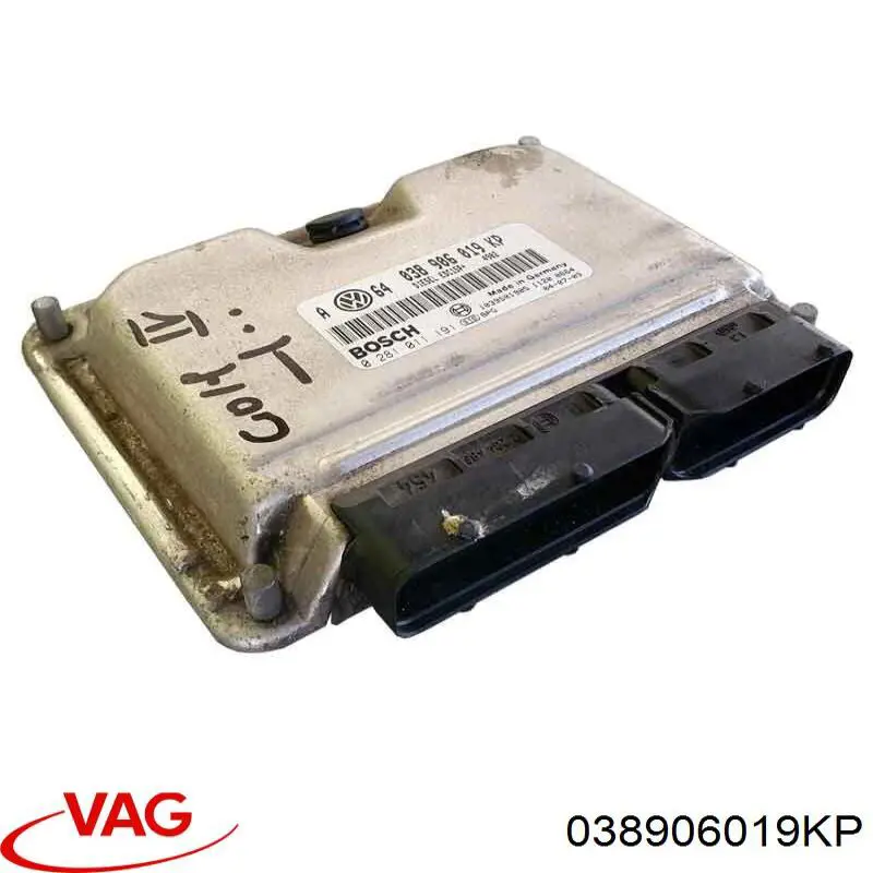 038906019KP VAG Módulo de direção (Centralina eletrônica) de motor