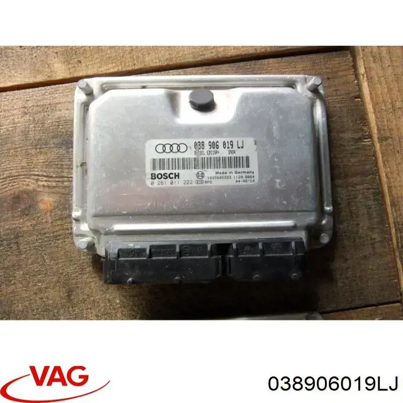 0281011222 VAG Módulo de direção (Centralina eletrônica) de motor