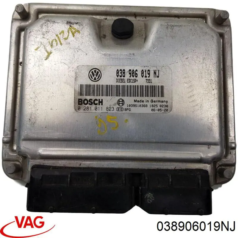 Módulo de direção (Centralina eletrônica) de motor VAG 038906019NJ preço, a partir de 110,49 USD