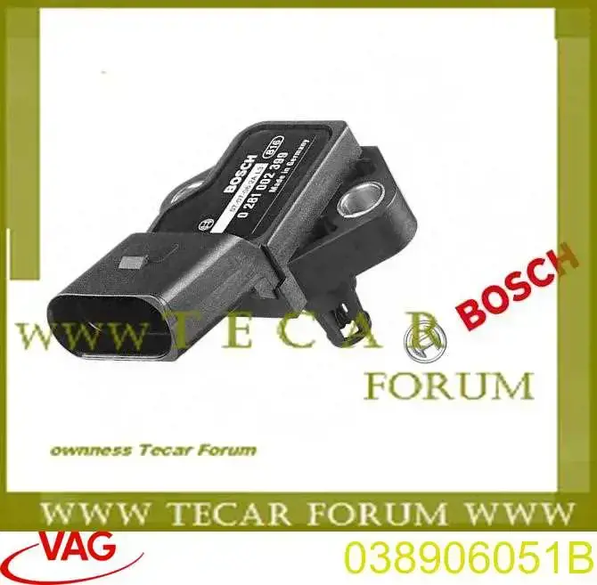 038906051B VAG Sensor de pressão de supercompressão