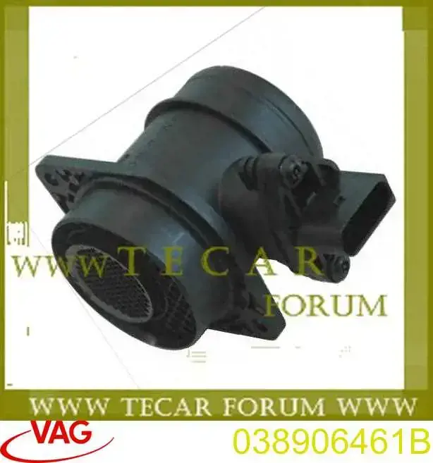 038906461B VAG Sensor de fluxo (consumo) de ar, medidor de consumo M.A.F. - (Mass Airflow)