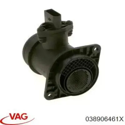 Compre 038906461X VAG Sensor de fluxo (consumo) de ar, medidor de consumo M.A.F. - (Mass Airflow)