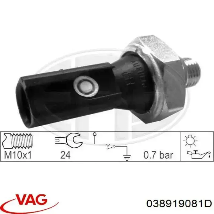 Compre 038919081D VAG Sensor de pressão de óleo