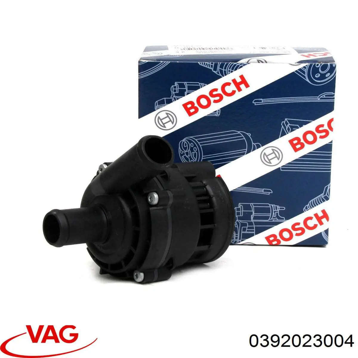 Compre 0392023004 VAG Bomba de água (bomba) de esfriamento, adicional elétrica
