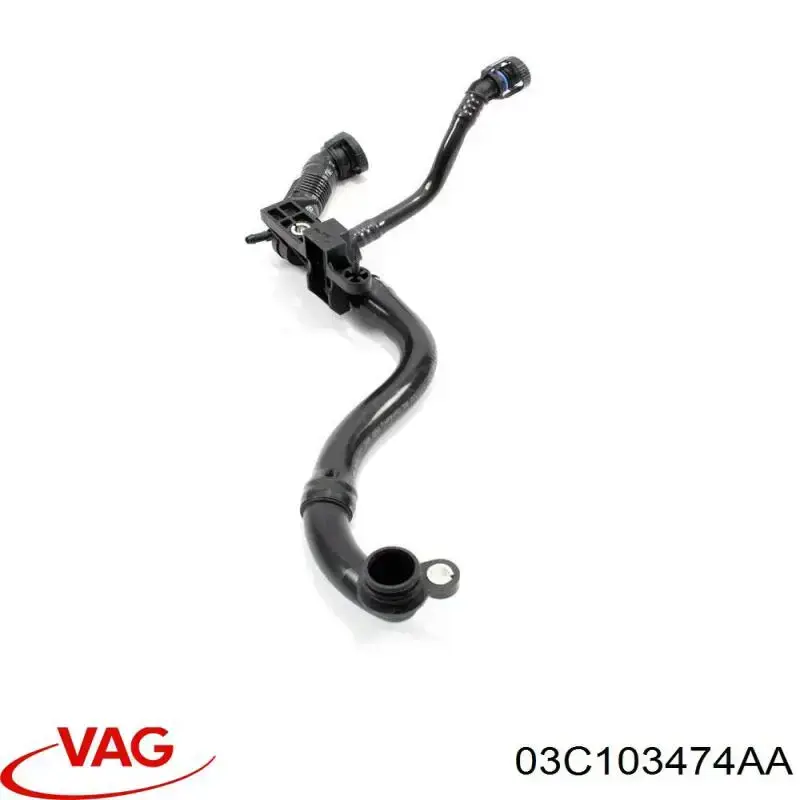 Cano derivado de ventilação de cárter (de separador de óleo) VAG 03C103474AA preço, a partir de 163,85 USD