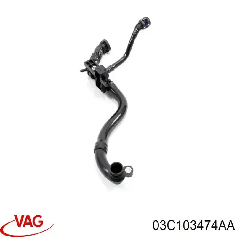 Compre 03C103474AA VAG Cano derivado de ventilação de cárter (de separador de óleo)