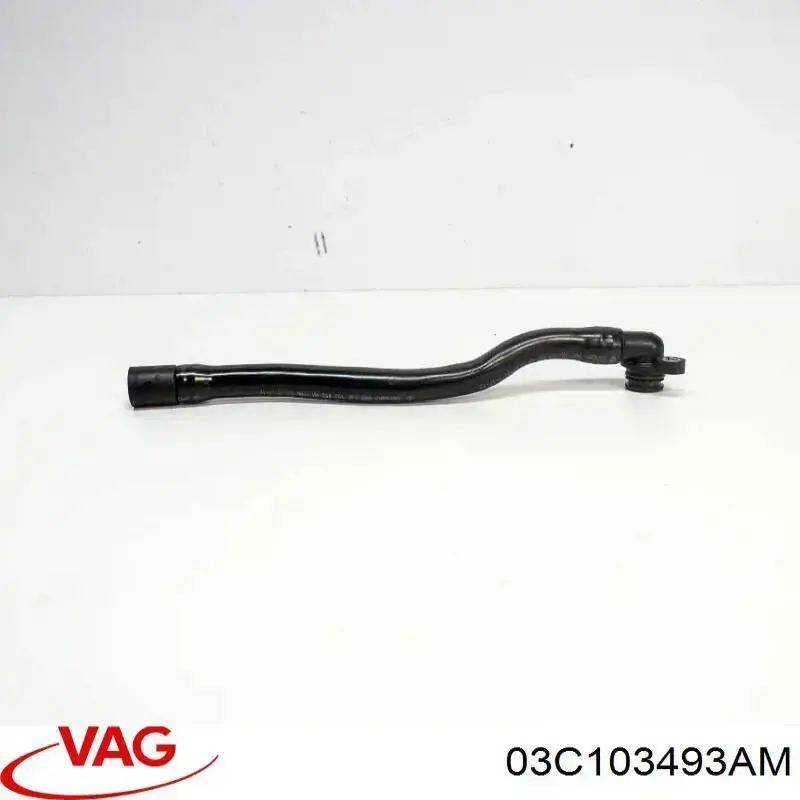 03C103493AM VAG Cano derivado de ventilação de cárter (de separador de óleo)