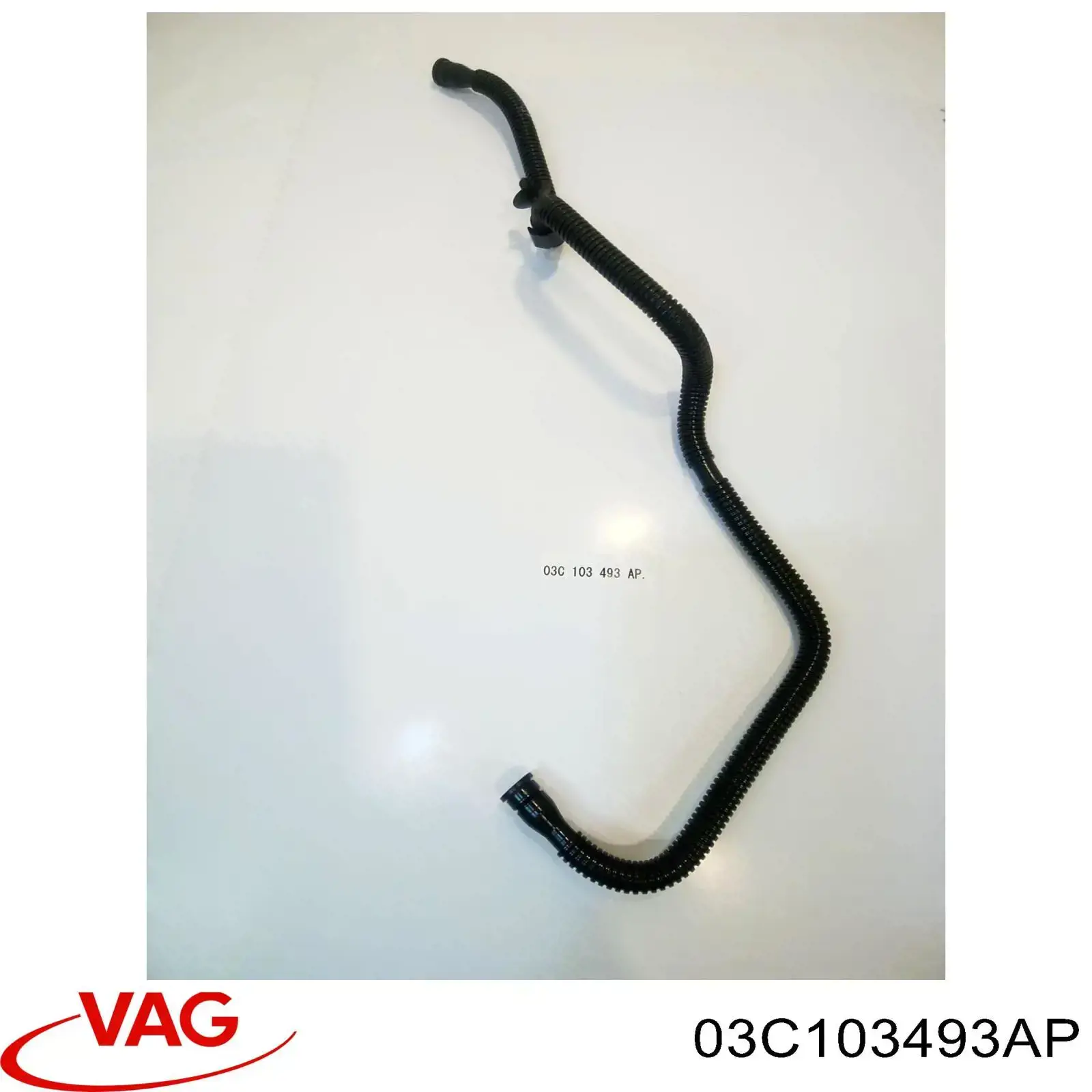 03C103493AP VAG Cano derivado de ventilação de cárter (de separador de óleo)