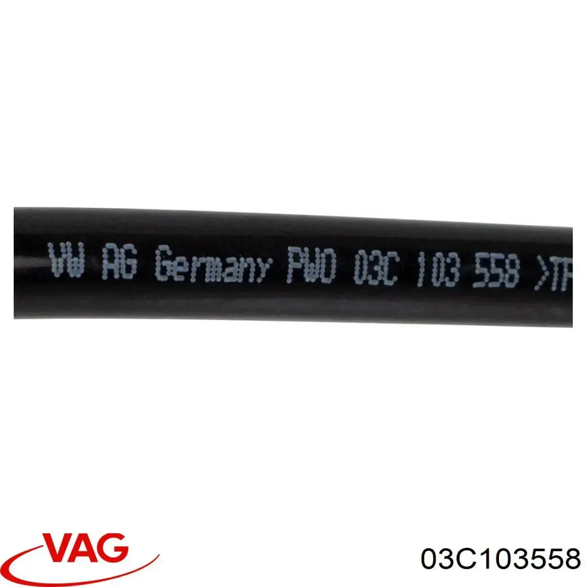 Compre 03C103558 VAG Cano derivado de ventilação de cárter (de separador de óleo)