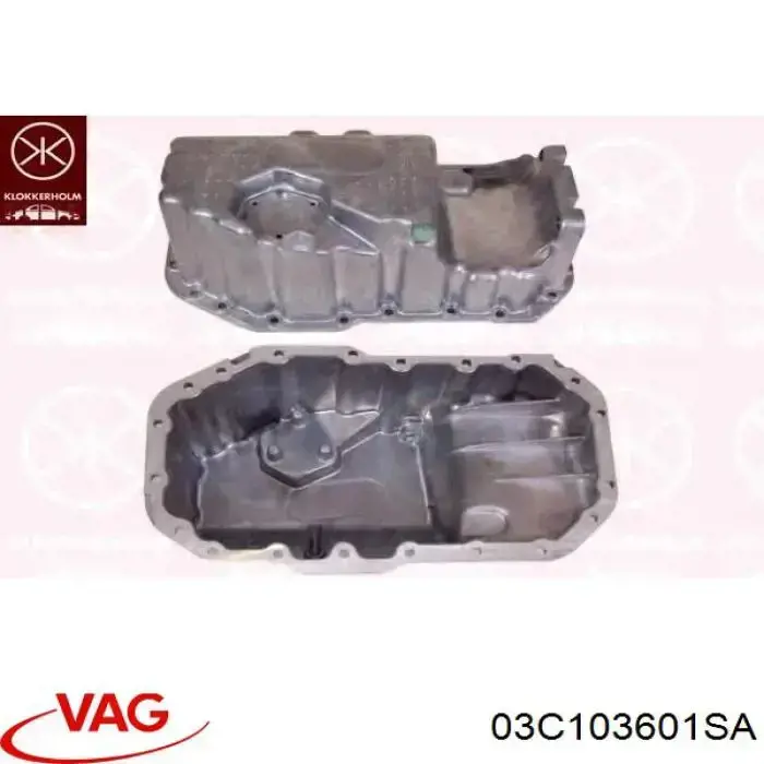 Compre 03C103601SA VAG Panela de óleo de cárter do motor