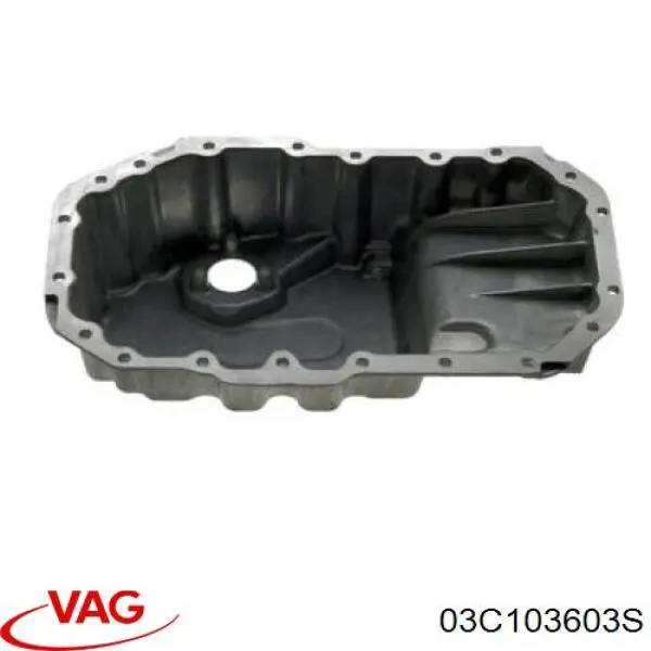 03C103603S VAG Panela de óleo de cárter do motor