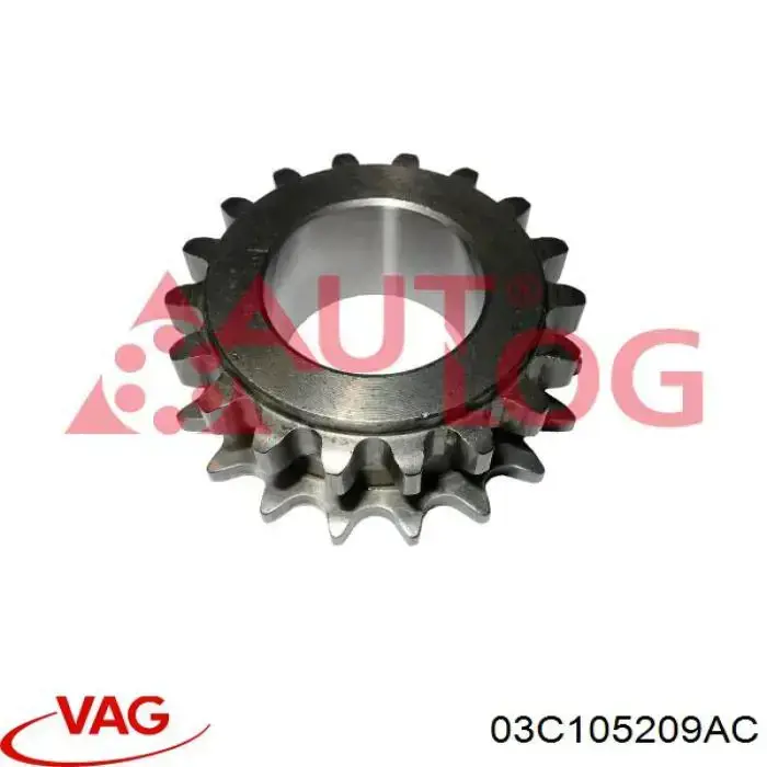 Engrenagem de cadeia da roda dentada de acionamento de cambota de motor 5334856 Borg-Warner