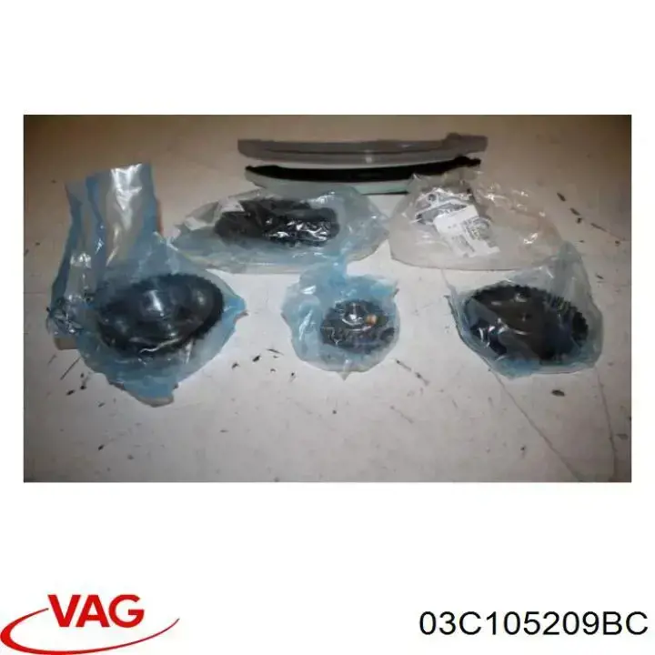Compre 03C105209BC VAG Engrenagem de cadeia da roda dentada de acionamento de cambota de motor