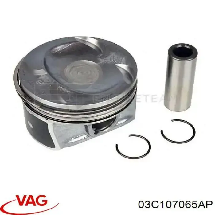 Compre 03C107065AP VAG Pistão do kit para 1 cilindro, STD
