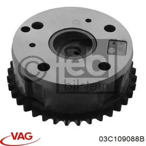 Compre 03C109088B VAG Engrenagem de cadeia da roda dentada da árvore distribuidora de motor