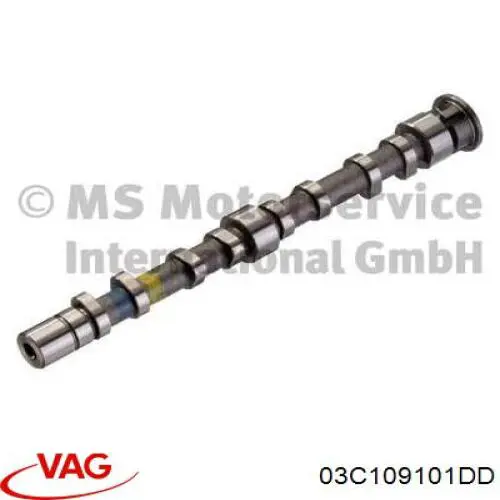 03C109101DD VAG Árvore distribuidora de motor de escape
