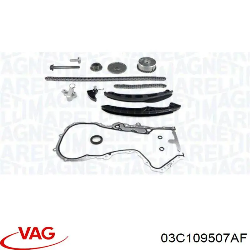 Compre 03C109507AF VAG Reguladora de tensão da cadeia de bomba de óleo