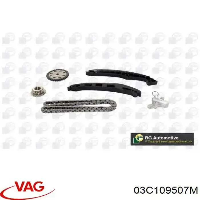 Compre 03C109507M VAG Reguladora de tensão da cadeia do mecanismo de distribuição de gás