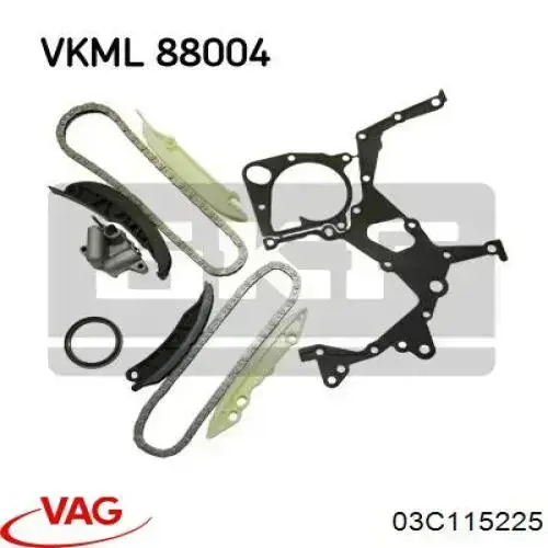 Compre 03C115225 VAG Cadeia de bomba de óleo