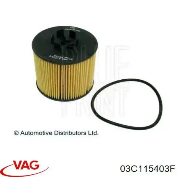 Tampa do filtro de óleo VAG 03C115403F preço, a partir de 17,61 USD