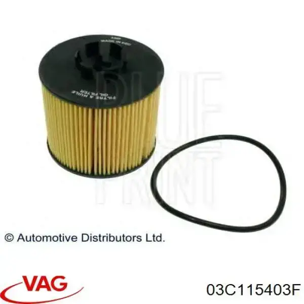 Compre 03C115403F VAG Tampa do filtro de óleo