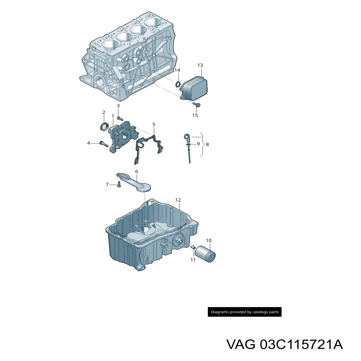  VAG 03C115721D preço, a partir de 21,01 USD