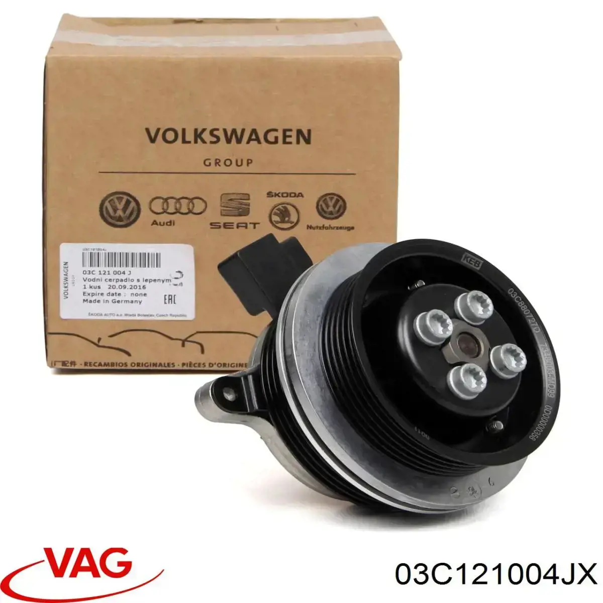 Compre 03C121004JX VAG Bomba de água (bomba) de esfriamento