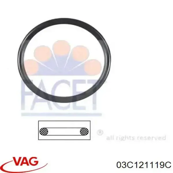 Vedante de caixa do termostato VAG 03C121119C preço, a partir de 3,19 USD