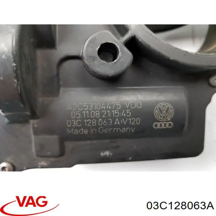 Compre 03C128063A VAG Válvula de borboleta montada