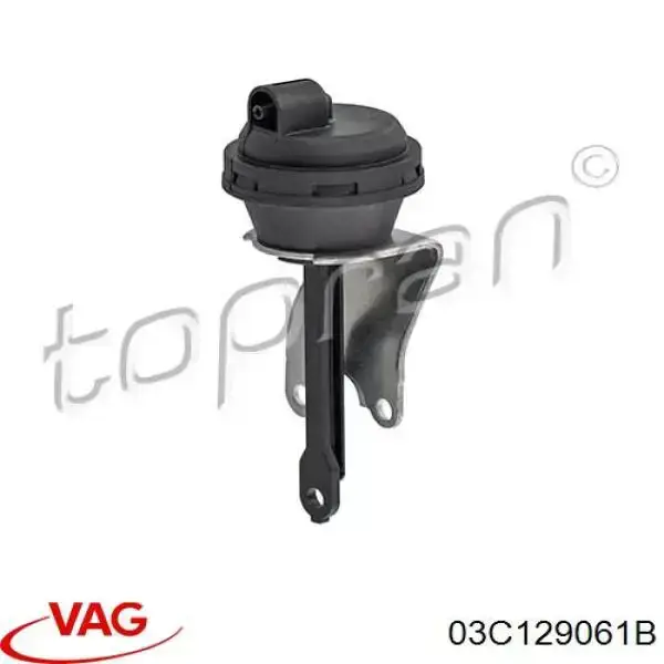 03C129061B VAG Válvula (atuador) de acionamento das comportas de tubo coletor de admissão