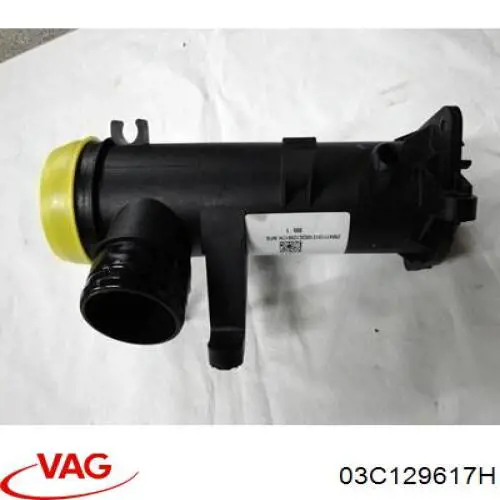 03C129617H VAG Tomada de ar de filtro de ar