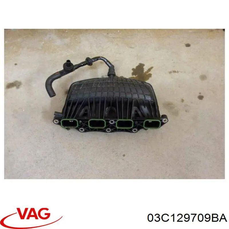 Tubo coletor de admissão superior VAG 03C129709BA preço, a partir de 474,34 USD
